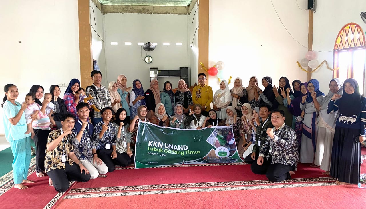 Mahasiswa Kuliah Kerja Nyata (KKN) reguler tahap 1 Universitas Andalas (Unand) tahun 2025 di Nagari Lubuk Gadang Timur