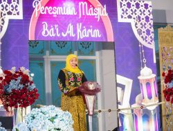 Resmikan Masjid Ba’i Al Karim, Gubernur Khofifah Harap Jadi Pusat Kegiatan Keislaman dan Berdampak Positif Bagi Pembangunan Karakter Masyarakat Sekitar