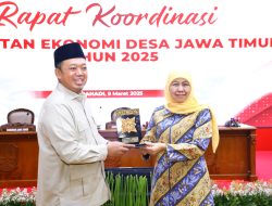 Rakor Penguatan Ekonomi bersama Menteri ATR/BPN, Gubernur Khofifah : Pemkab/ Pemkot Se Jatim Komitmen Tuntaskan RDTR untuk Peningkatan Investasi Jatim
