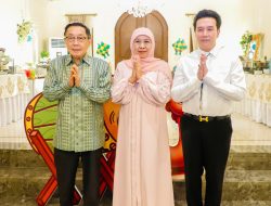 Gubernur Khofifah Pesan Kepada Bos Maspion Group Alim Markus sekaligus Ketua Dewan Pertimbangan Apindo Jatim Agar  Jangan Ada PHK di Jawa Timur