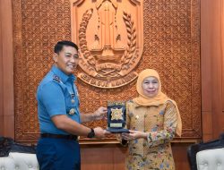 Gubernur Khofifah Sambut Baik Komandan Lantamal V Dukung Kedaulatan Pangan di Jatim