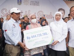 Gubernur Khofifah Bersama Ribuan Buruh se Jatim Sepakati 17 Tuntutan di Hari Buruh Internasional