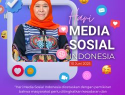 Peringatan Hari Media Sosial Indonesia, Gubernur Khofifah Ajak Bijak Bermedia Sosial dan Waspadai Penyebaran Hoaks