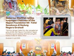Gubernur Khofifah Menerima Kunjungan Pimpinan The Nippon Foundation  Yang Dipimpin Mr. Sasakawa Untuk  Percepat Eliminasi  Kusta Di Jatim
