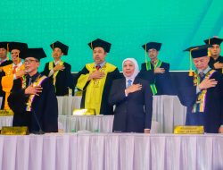 Orasi Ilmiah di Hadapan Ribuan Wisudawan UINSA, Gubernur Khofifah Tegaskan Komitmen Bangun Pendidikan Islam Inklusif, Kolaboratif dan Berdampak