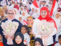 Peringati Hari Anak Nasional 2025 bersama Menteri PPPA, Gubernur Khofifah: Anak Jatim Harus Tumbuh dengan Bahagia dan Bebas dari Kekerasan