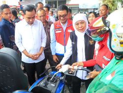 Suplai Kembali Normal Jember Tak Lagi Krisis BBM, Gubernur Khofifah Ungkap Rasa Syukur Bagikan Bantuan Bensin Gratis Untuk Ojol