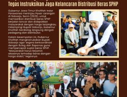 Respon Naiknya Harga Beras di Pasar, Gubernur Khofifah Tegas Instruksikan Jaga Kelancaran Distribusi Beras SPHP