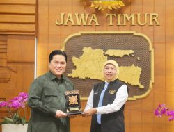 Erick Thohir Apresiasi Dukungan Gubernur Khofifah untuk PSSI dan Sepak Bola Daerah