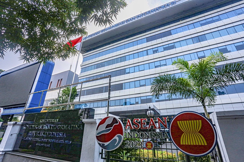 : Gedung kantor Kemkomdigi Jakarta (foto: Agus Siswanto/KPM Kemkomdigi)