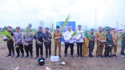 Rutan Pangkep Tanam 200 Pohon Kelapa, Wujud Nyata Dukung Ketahanan Pangan Nasional