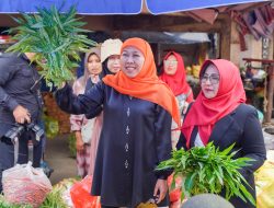 Gubernur Khofifah Tinjau Pasar Plaosan Magetan, Dorong Jadi Pusat Agrobisnis Madiun Raya