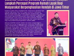 Sinergi Pusat dan Daerah, Gubernur Khofifah Gandeng Tiga Menteri Wujudkan Rumah Layak bagi Warga MBR di Jawa Timur