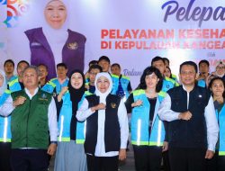 Khofifah Berangkatkan 62 Tim Pelayanan Kesehatan Bergerak, Layani Warga Pulau Kangean