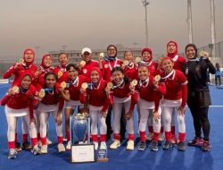 Timnas Hoki Outdoor Putri Indonesia Juara di Kejuaraan Hoki Asia Tengah 2025