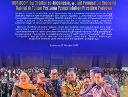 Gubernur Khofifah Hadiri Akad Massal KUR 800.000 Debitur Bersama Tiga Menteri, Wujud Penguatan UMKM di Tahun Pertama Pemerintahan Presiden Prabowo