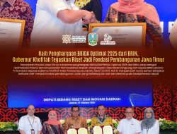 BRIN Nobatkan Pemprov Jatim sebagai BRIDA/BAPPERIDA Optimal 2025, Gubernur Khofifah: Riset dan Inovasi Kunci Kemajuan Daerah