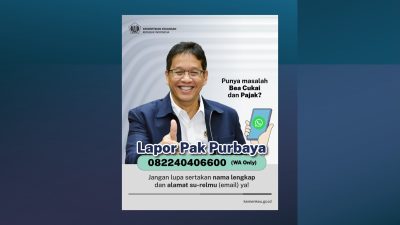 Komplain Masalah Bea Cukai dan Pajak, Lapor Pak Purbaya di 082240406600