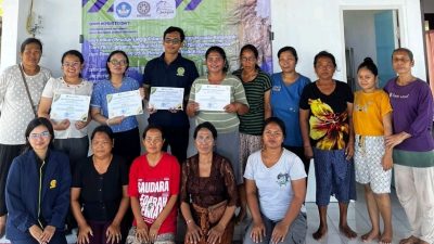 Kelompok Sari Mina Segara Sangsit Siap Naik Kelas: Tim Pengabdian FTP UNUD Dorong Penerapan GMP, Manajemen Usaha, dan Digitalisasi Pemasaran