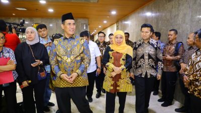 Gubernur Khofifah dan Wagub Emil Bahas Kesiapan Jatim Dukung Program Strategis Nasional bersama Menteri Pertanian RI