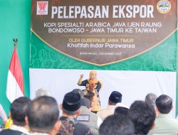 Kopi Specialty dan Fine Robusta Java Ijen Raung Tembus Pasar Taiwan, Gubernur Khofifah Lepas Ekspor Perdana 10 Ton