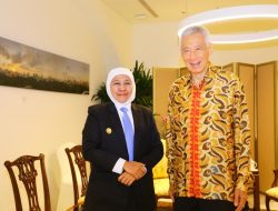 Lewat Program Rising Fellowship, Gubernur Khofifah Bertemu PM Singapura Lee Hsien Loong Bahas Penguatan Kerja Sama Strategis