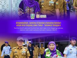 Tiba di Kendari Gubernur Khofifah Disambut Gubernur Andi Sumangerukka, Siap Gelar Rangkaian Misi Dagang Jatim-Sultra