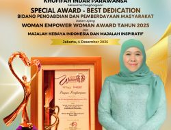 Gubernur Khofifah Terima Woman Empower Award 2025, Diakui Atas Dedikasi bagi Perempuan dan Masyarakat
