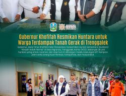 Gubernur Khofifah Resmikan Huntara “Kinasih Indah Persada” di Trenggalek, Pastikan Siap Huni, Aman, Nyaman, dan Infrastruktur Penunjang Dibangun Secara Komprehensif
