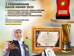 Jatim Sabet Penghargaan Pembina Produktivitas dan Kinerja Pengawasan Terbaik, Khofifah: Iklim Usaha Harus Tetap Aman dan Berkembang