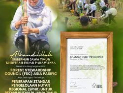 Gubernur Khofifah Terima Penghargaan FSC Asia Pacific atas Komitmen Pengelolaan Hutan Rakyat Berstandar Internasional