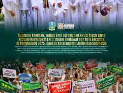 Gubernur Khofifah, Wagub Emil Dardak dan Habib Syech Gelar Sholawat dan Doa Bersama Sambut Tahun 2026