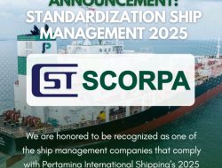 PT CST Scorpa Jasa Kembali Buktikan Kualitas: Memenuhi Standarisasi Ship Management Pertamina International Shipping
