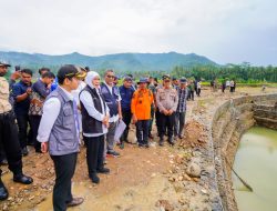 Gubernur Khofifah Tinjau Tanggul Bronjong Sungai Gedangan Trenggalek, Pembangunan Selesai 100 Persen dan Siap Mengairi 240 Ha Sawah