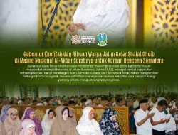 Ribuan Masyarakat Jatim bersama Gubernur Khofifah Gelar Shalat Ghaib di Masjid Al-Akbar Surabaya bagi Korban Bencana Sumatera