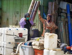Usaha Tak Padam, Pedagang Pasar Kuala Simpang Pulihkan Aktivitas Usai Banjir