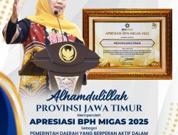 Pemprov Jatim Raih Penghargaan dari BPH Migas, Gubernur Khofifah Tegaskan Penyaluran BBM Bersubsidi di Jatim Sesuai Regulasi