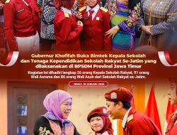Gubernur Khofifah Buka Bimtek Kepala Sekolah Dan Tenaga Kependidikan Sekolah Rakyat Se-Jatim, Yakin SR Cara Efektif Memutus Mata Rantai Kemiskinan