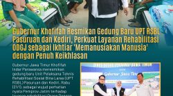 Gubernur Khofifah Resmikan Gedung Baru UPT RSBL Pasuruan dan Kediri, Ajak Perkuat Layanan Rehabilitasi ODGJ dengan Penuh Keikhlasan