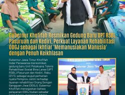 Gubernur Khofifah Resmikan Gedung Baru UPT RSBL Pasuruan dan Kediri, Ajak Perkuat Layanan Rehabilitasi ODGJ dengan Penuh Keikhlasan