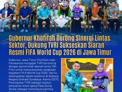 Gubernur Khofifah Dorong Sinergi Lintas Sektor, Dukung TVRI Sukseskan Siaran Resmi FIFA World Cup 2026 di Jawa Timur