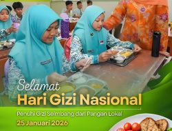 Di Hari Gizi Nasional, Gubernur Khofifah Komitmen Perkuat Gizi Masyarakat Lewat Jatim Sehat Sebagai Fondasi Peningkatan Kualitas SDM