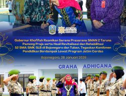 Resmikan SMAN 2 Taruna Pamong Praja dan 52 SMA/SMK/SLB, Gubernur Khofifah Perkuat Infrastruktur Pendidikan di Bojonegoro–Tuban