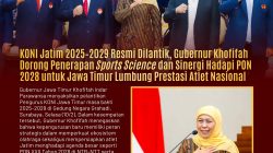 KONI Jatim 2025–2029 Resmi Dilantik, Gubernur Khofifah Dorong Penerapan _Sports Science_ dan Sinergi Hadapi PON 2028 untuk Jawa Timur Lumbung Prestasi Atlet Nasional