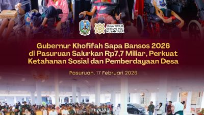 Khofifah Salurkan Rp7,7 Miliar Bansos di Pasuruan, Perkuat Ketahanan Sosial