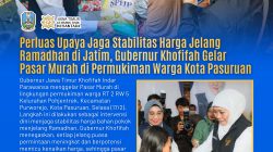 Perluas Upaya Jaga Stabilitas Harga Bahan Pokok Saat Ramadhan di Jatim, Gubernur Khofifah Gelar Pasar Murah di Permukiman Warga Kota Pasuruan