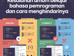 Kesalahan Umum Belajar Bahasa Pemrograman dan Cara Menghindarinya