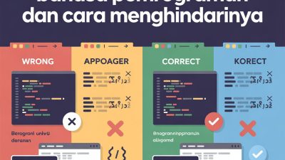 Kesalahan Umum Belajar Bahasa Pemrograman dan Cara Menghindarinya