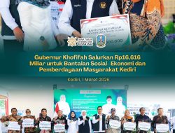 Bantuan dan Tali Asih Rp16,616 Miliar Mengalir ke Kediri, Fokus Penguatan Sosial dan Ekonomi