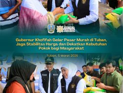 Pasar Murah di Stasiun Lama Tuban Diserbu Warga, Gubernur Khofifah Pastikan Stok Bahan Pokok Terjamin
